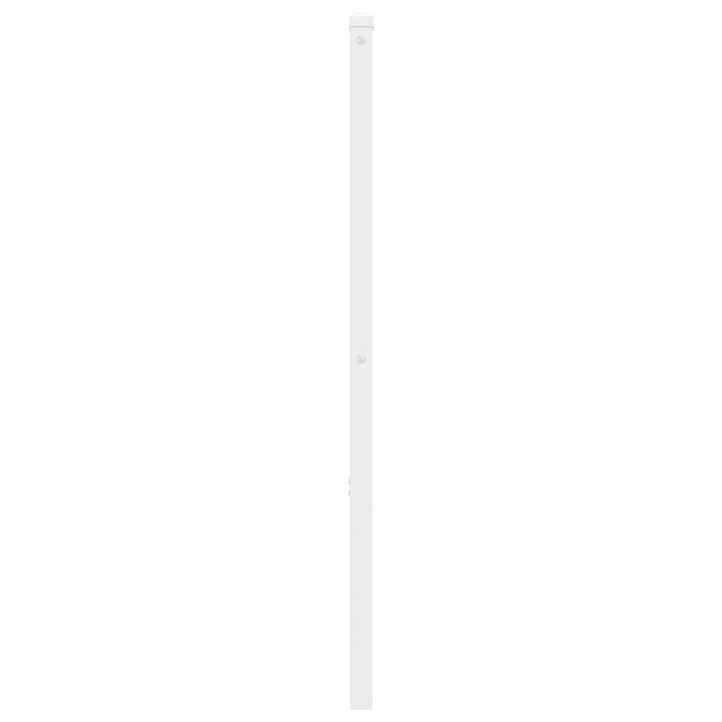udskiftningsgavl 200 cm metal hvid