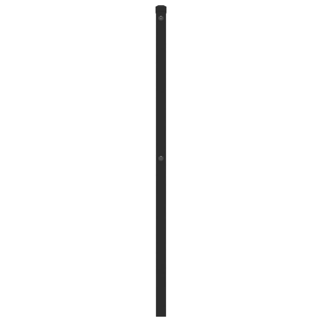 udskiftningsgavl 75 cm metal sort
