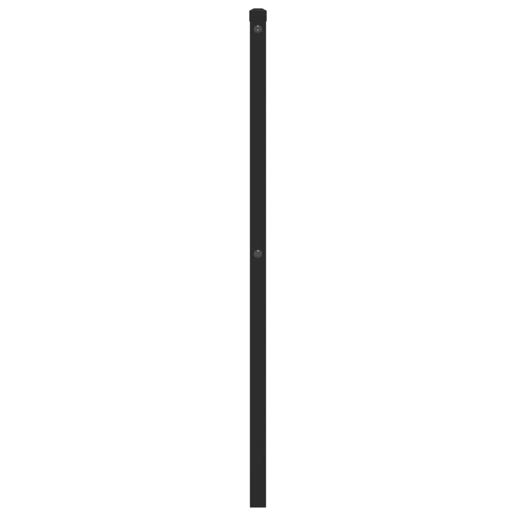 udskiftningsgavl 100 cm metal sort