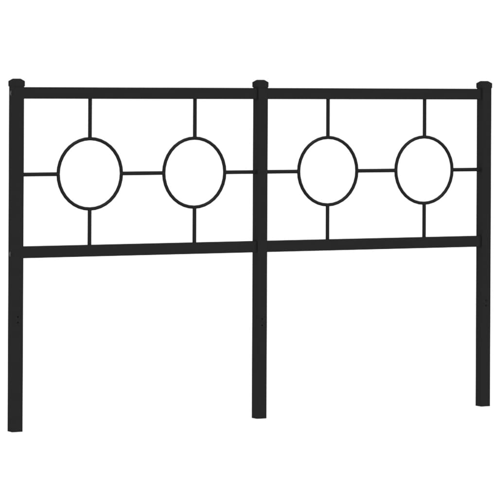udskiftningsgavl 150 cm metal sort