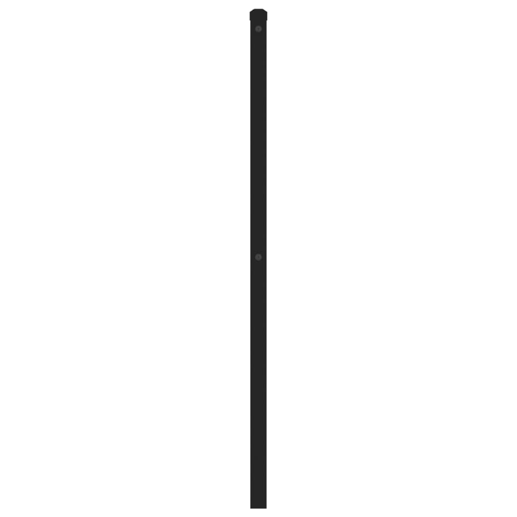 udskiftningsgavl 180 cm metal sort