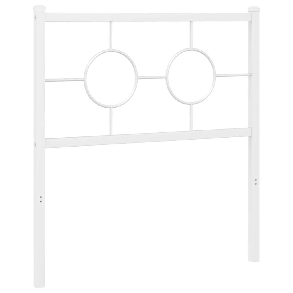 udskiftningsgavl 75 cm metal hvid