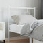 udskiftningsgavl 75 cm metal hvid
