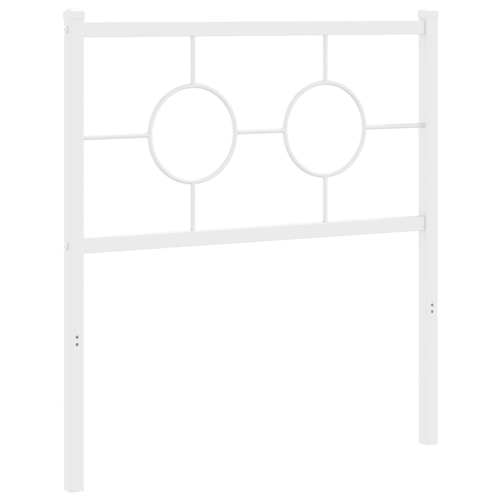 udskiftningsgavl 80 cm metal hvid