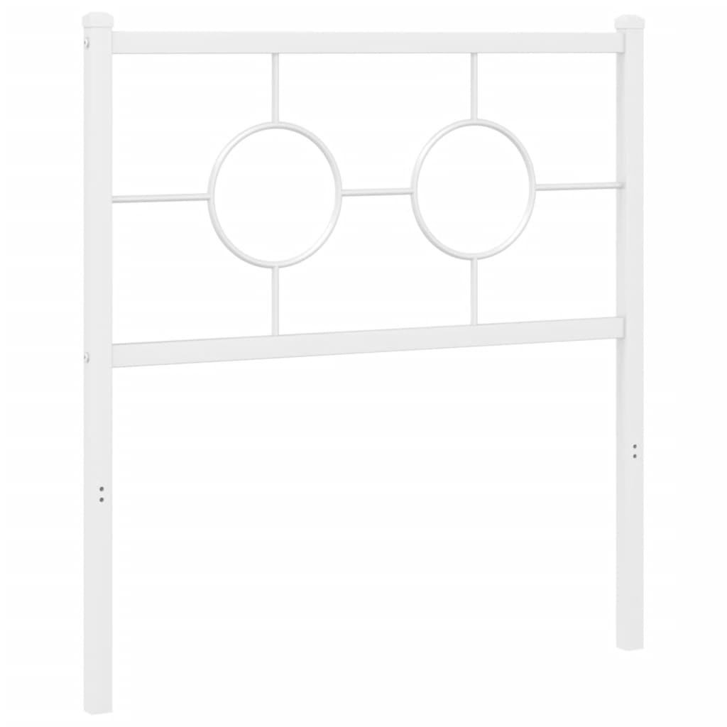 udskiftningsgavl 80 cm metal hvid