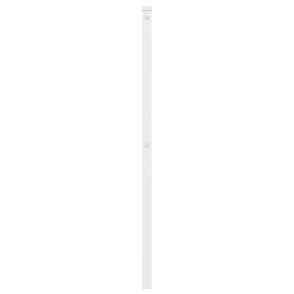 udskiftningsgavl 80 cm metal hvid