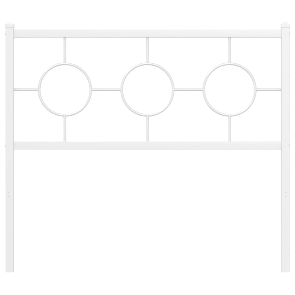 udskiftningsgavl 100 cm metal hvid