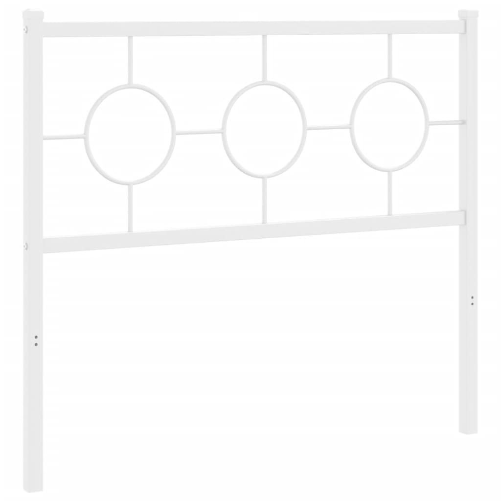 udskiftningsgavl 100 cm metal hvid
