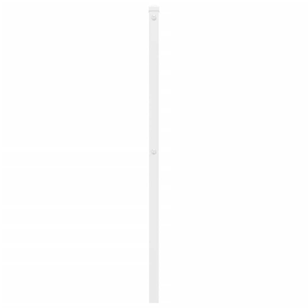 udskiftningsgavl 100 cm metal hvid