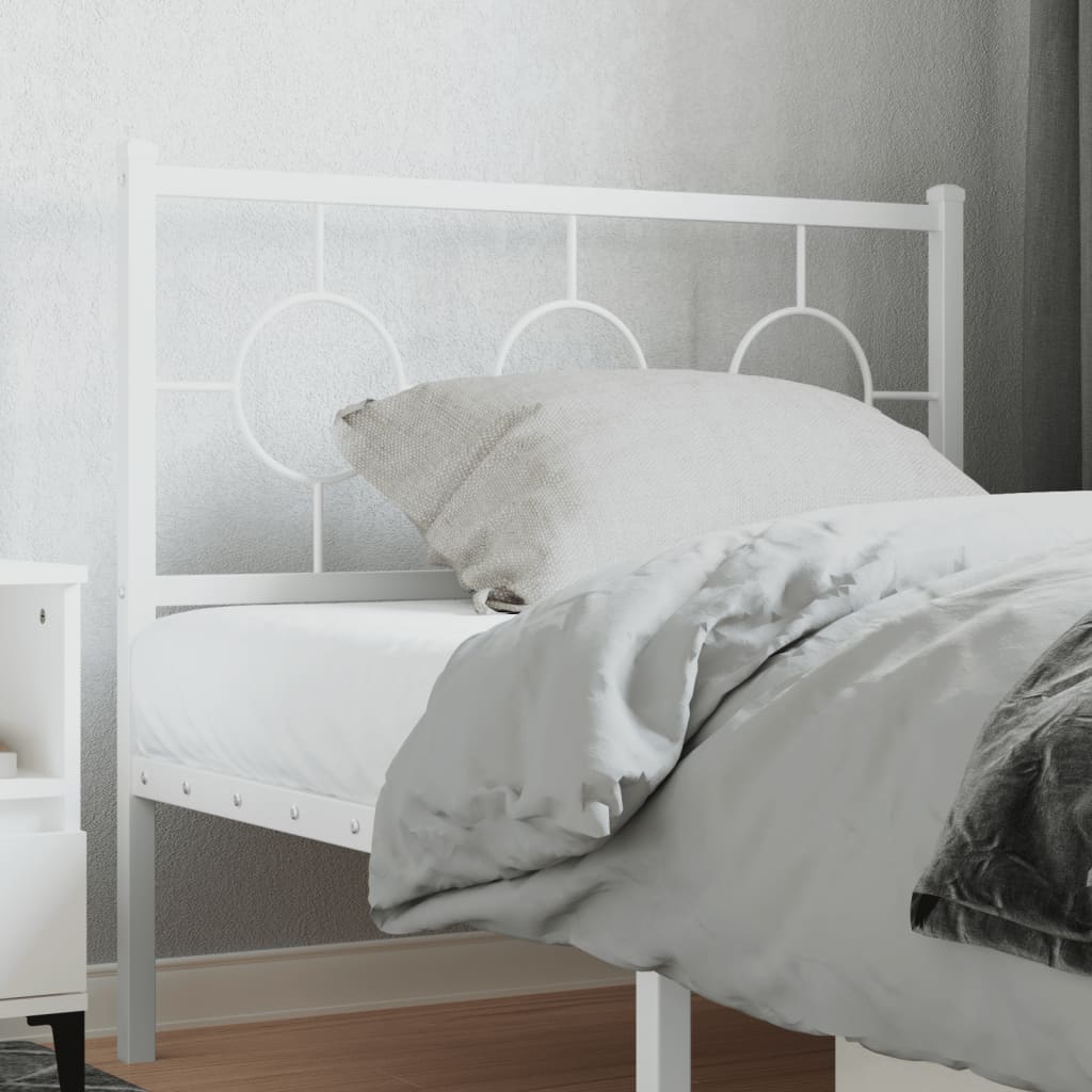 udskiftningsgavl 100 cm metal hvid