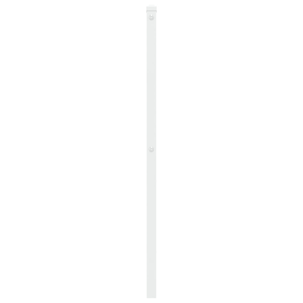 udskiftningsgavl 107 cm metal hvid