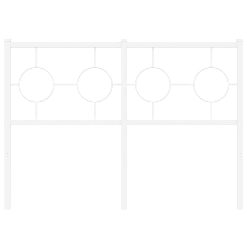 udskiftningsgavl 120 cm metal hvid