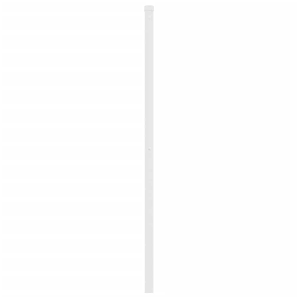 udskiftningsgavl 160 cm metal hvid