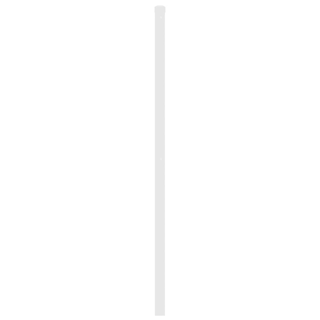 udskiftningsgavl 180 cm metal hvid