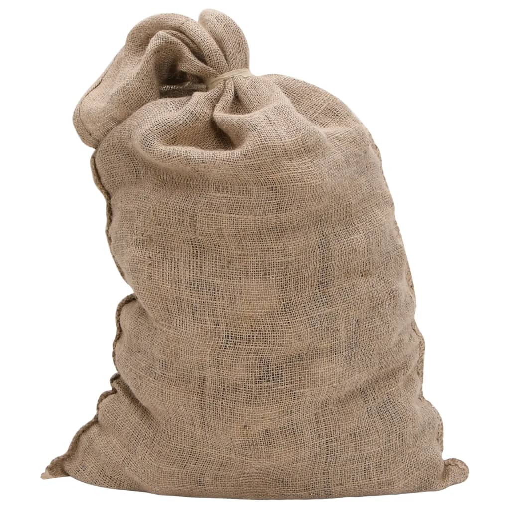 jutesække 5 stk. 60x105 cm 100% jute 220 gsm
