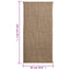 jutesække 5 stk. 65x135 cm 100 % jute 220 g/m2