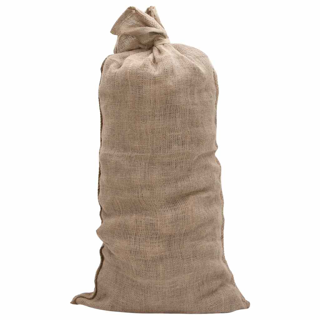 jutesække 10 stk. 65x135 cm 100 % jute 220 g/m2