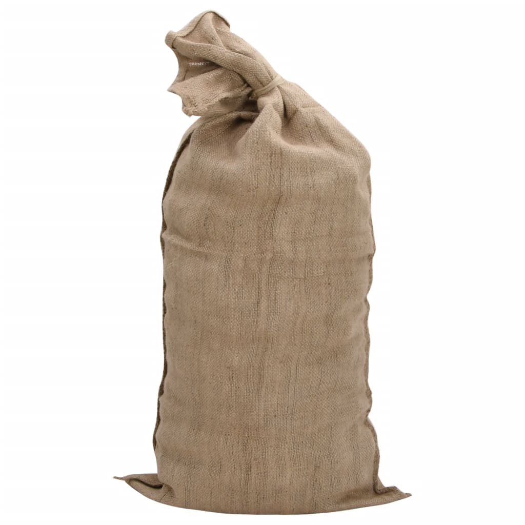 jutesække 5 stk. 65x135 cm 100 % jute 340 g/m2