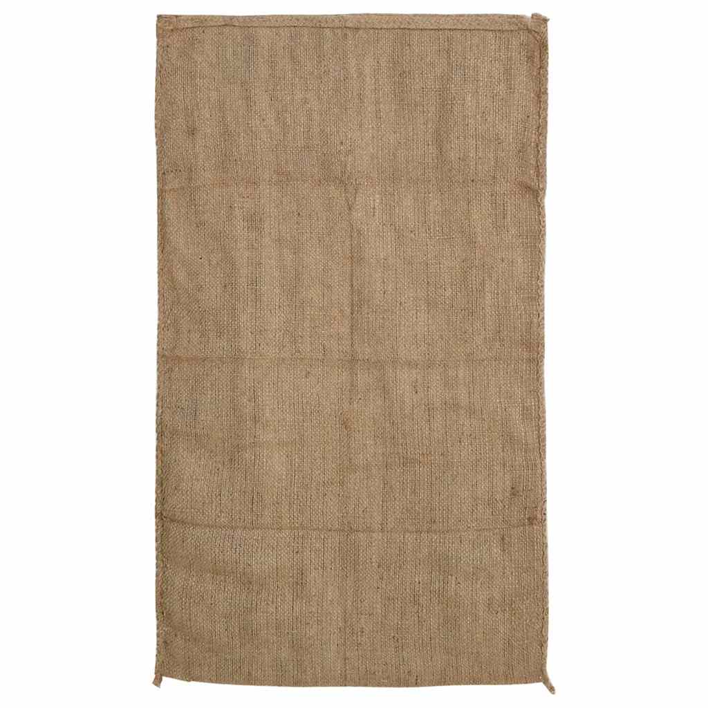 jutesække 30 stk. 60x105 cm 100 % jute 340 g/m2