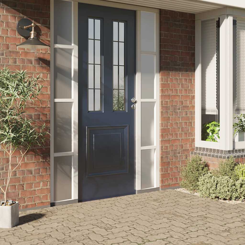 vinduesfolie 45x1000 cm statisk PVC matteret grå
