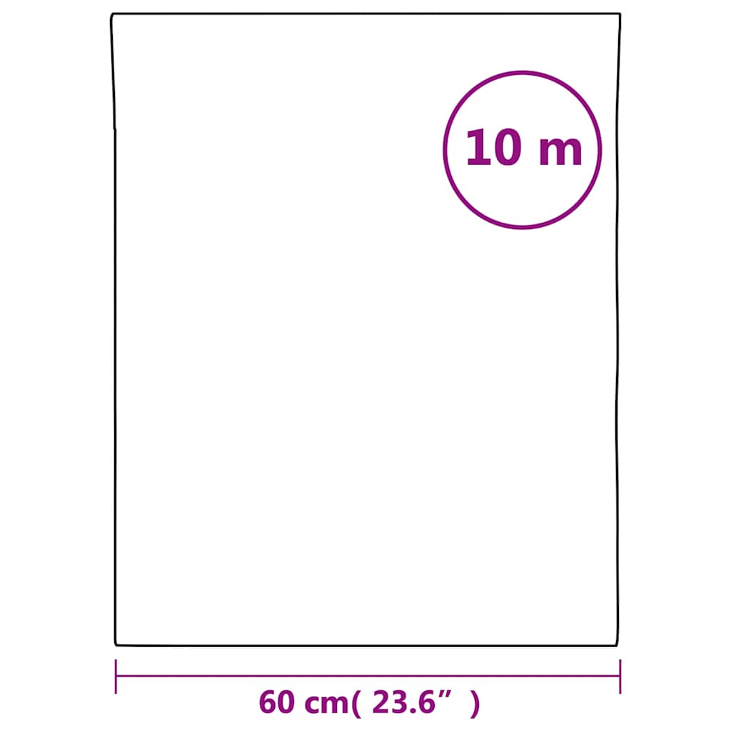 vinduesfolie 60x1000 cm statisk PVC matteret grå
