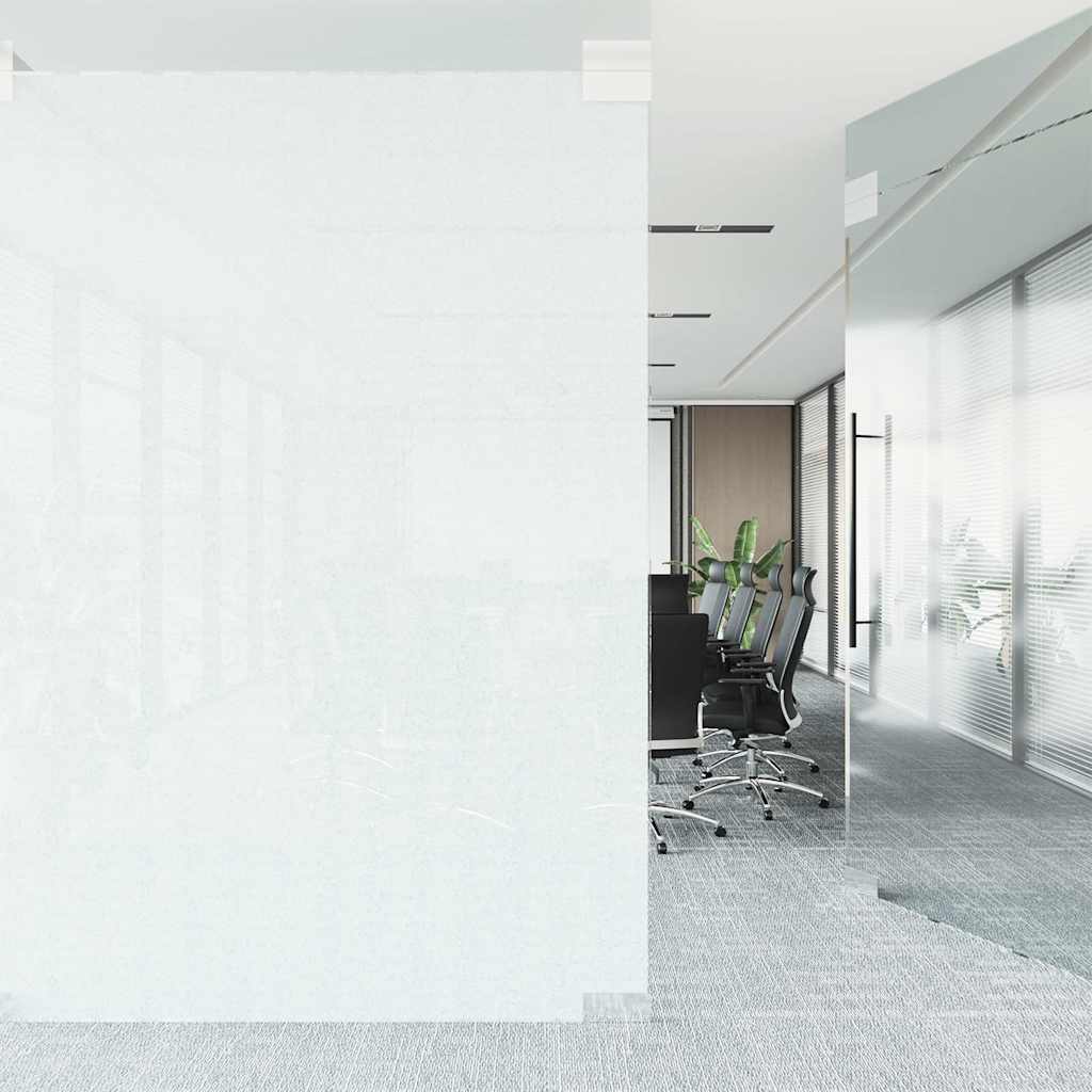 vinduesfolie 45x500 cm statisk PVC matteret hvid