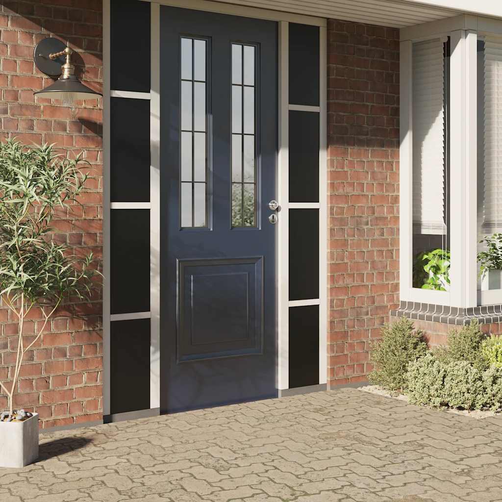 vinduesfolie 45x500 cm PVC matteret sort