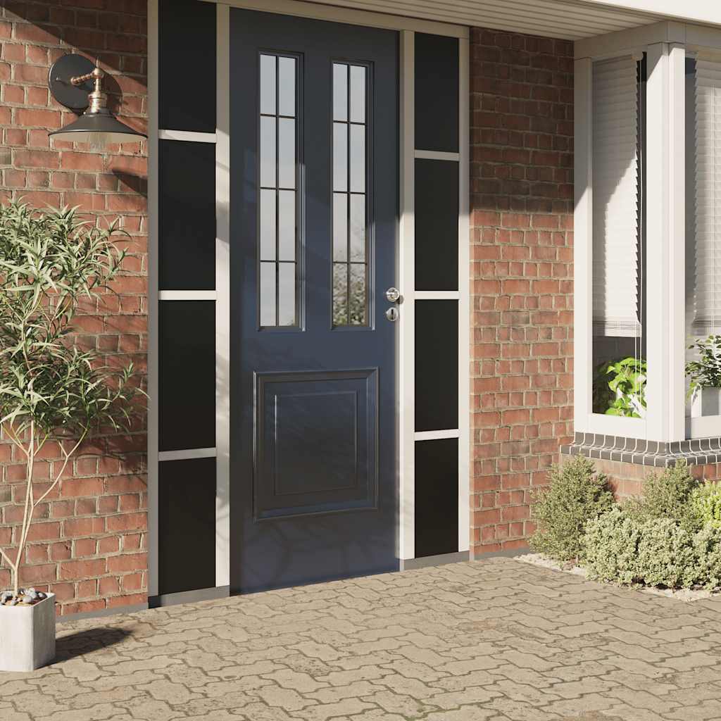 vinduesfolie 45x2000 cm statisk PVC matteret sort