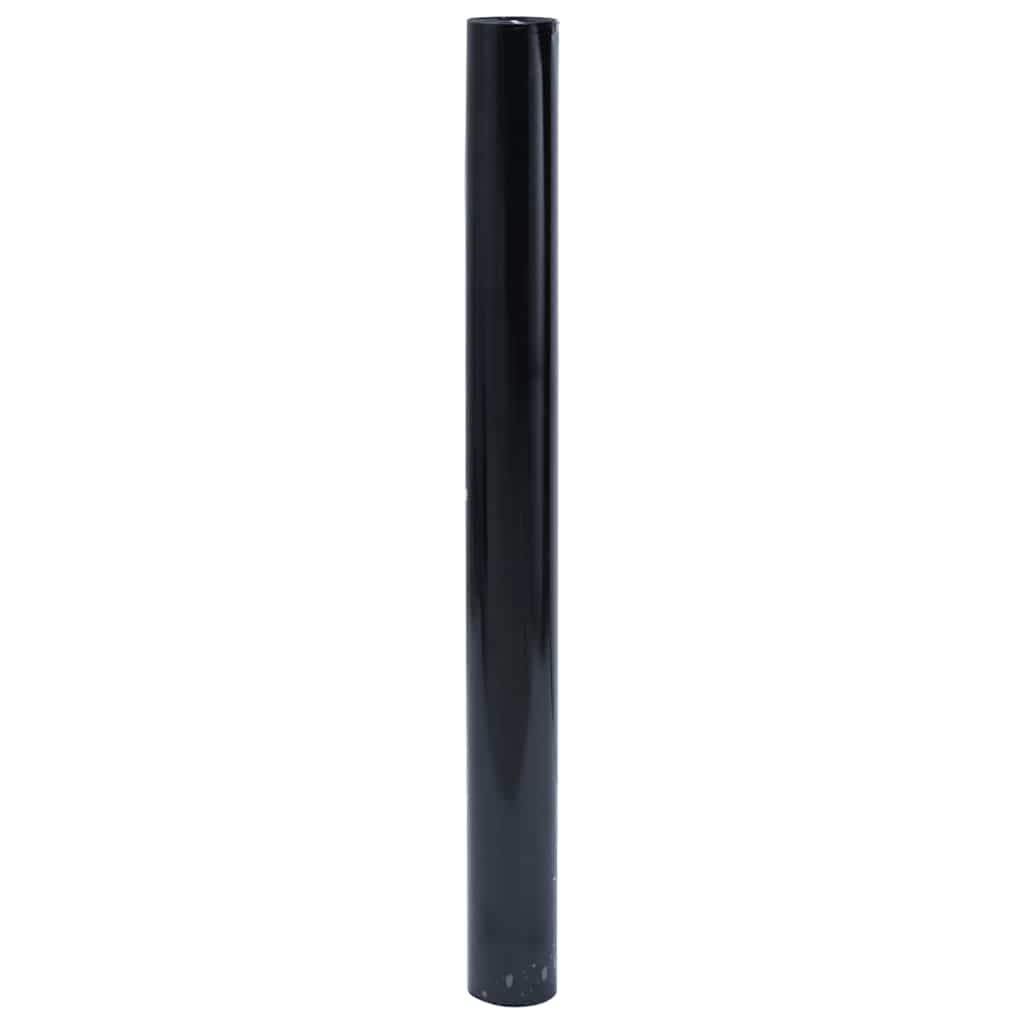 vinduesfolie 60x500 cm statisk PVC matteret sort