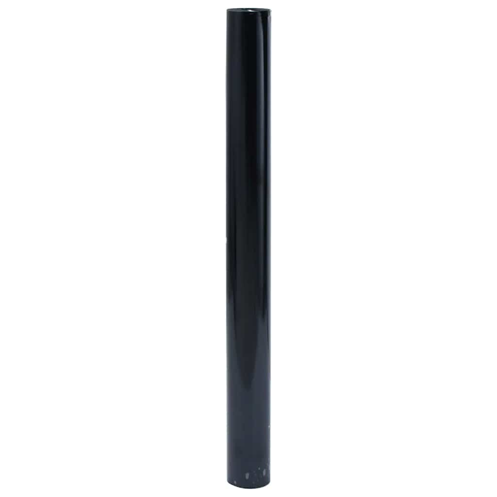 vinduesfolie 60x1000 cm statisk PVC matteret sort