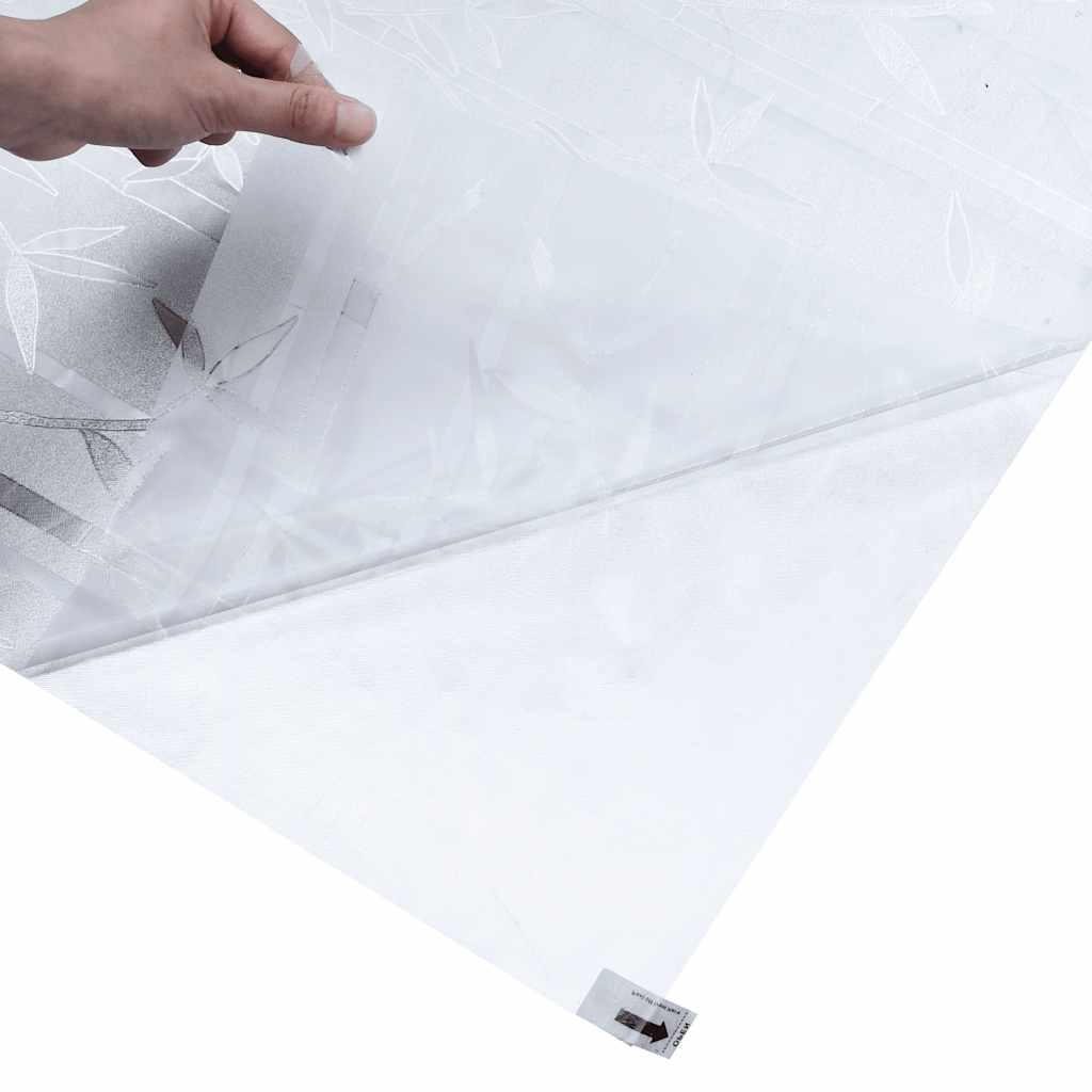vinduesfolie 60x500 cm PVC bambusmønster matteret