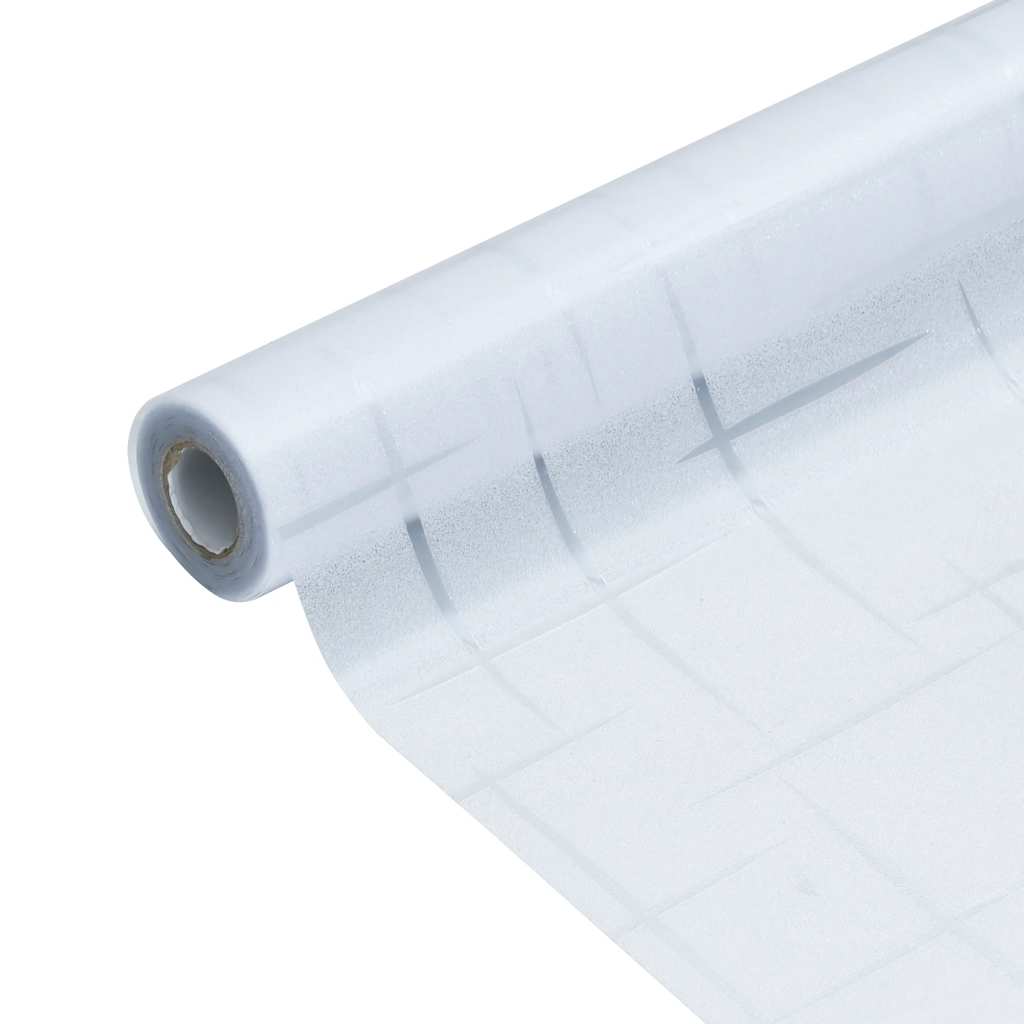 vinduesfolie 45x500 cm PVC stjernemønster matteret