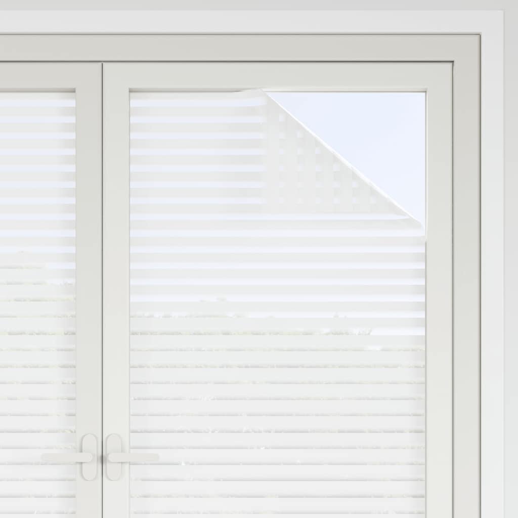 vinduesfolie 45x500 cm PVC stribet matteret