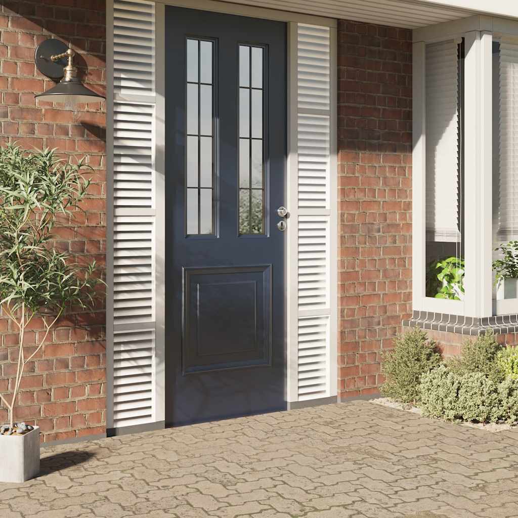vinduesfolie 90x500 cm stribet PVC matteret