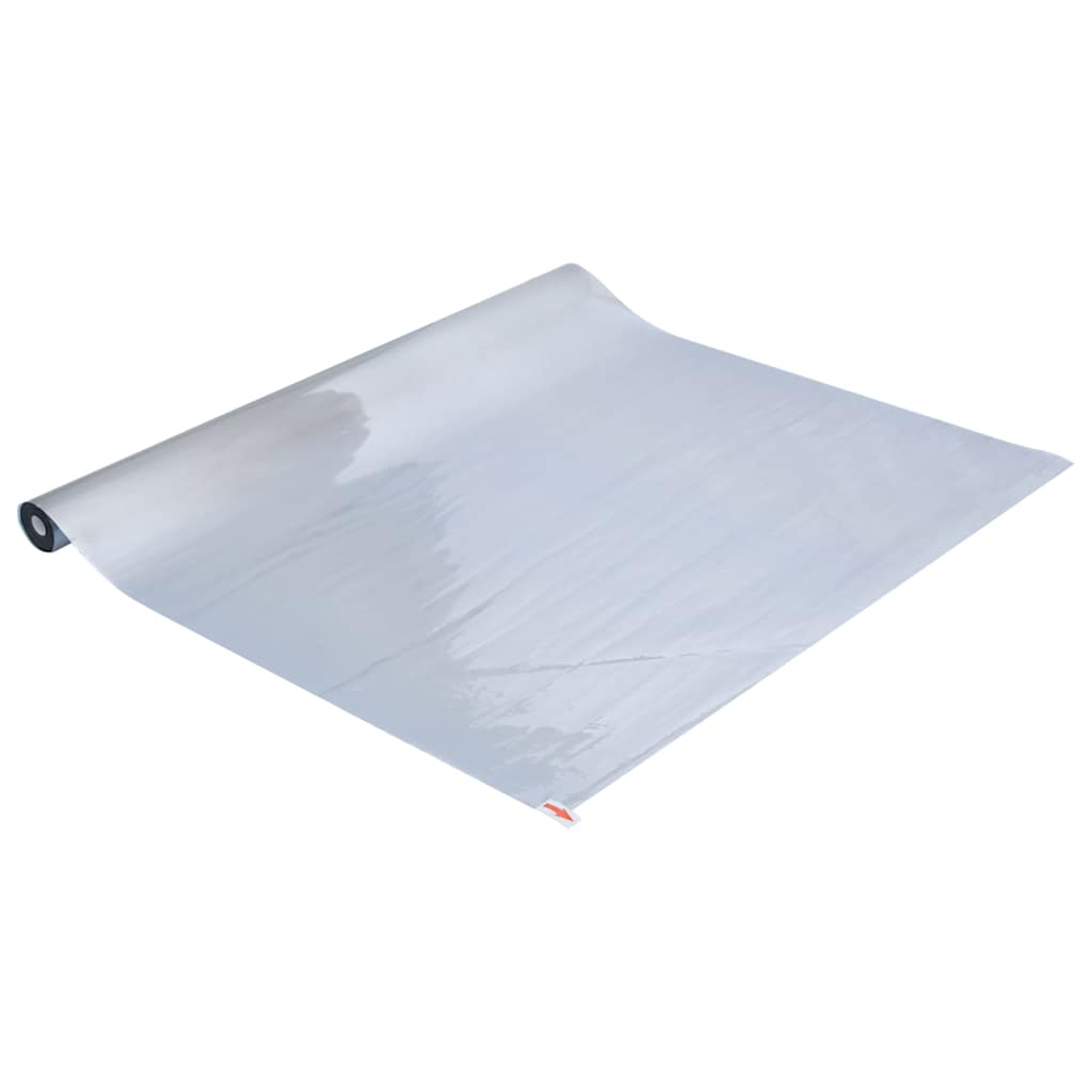 solfilm 45x1000 cm reflekterende effekt PVC sølvfarvet