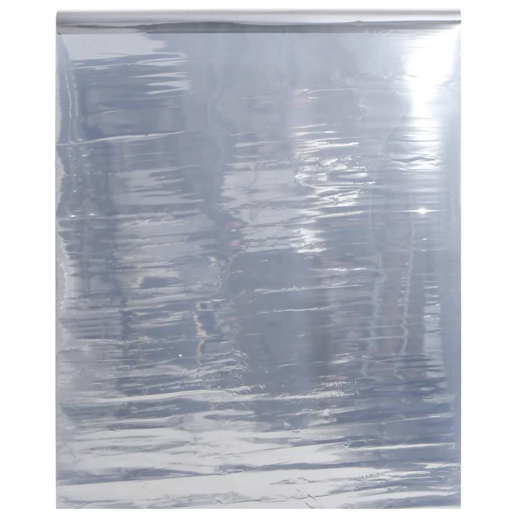 solfilm 60x500 cm reflekterende effekt PVC sølvfarvet