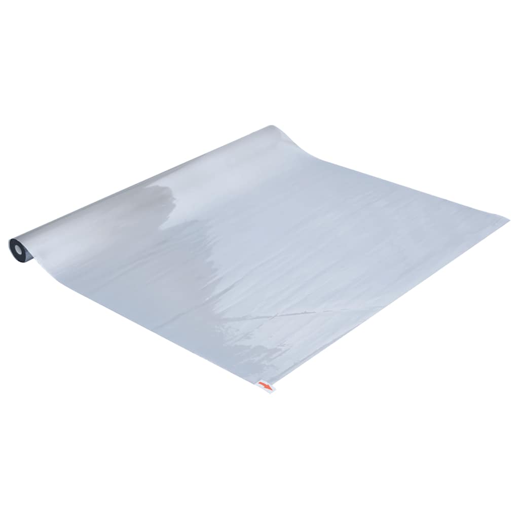solfilm 90x1000 cm reflekterende effekt PVC sølvfarvet