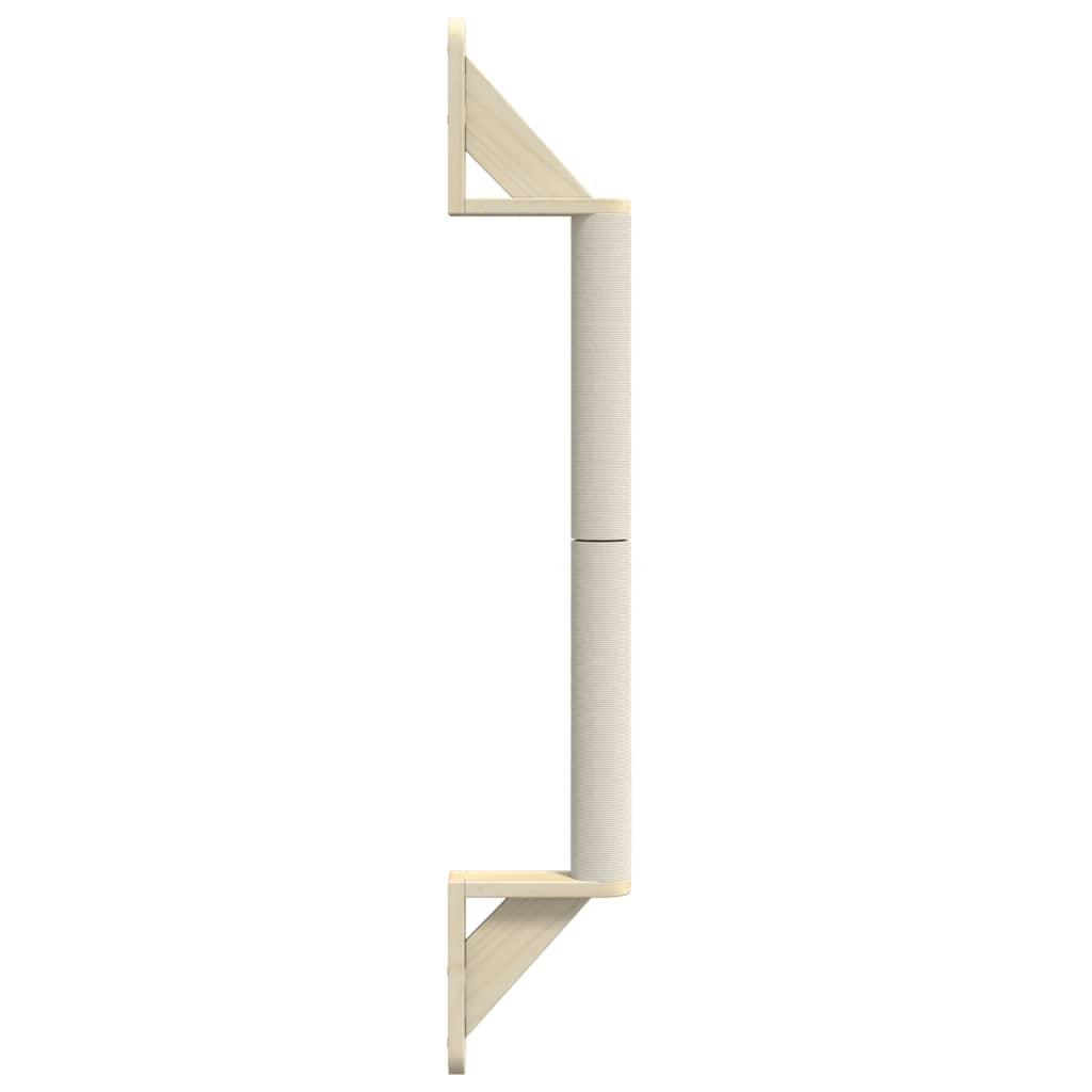 væghængt kradsetræ 109 cm sisal