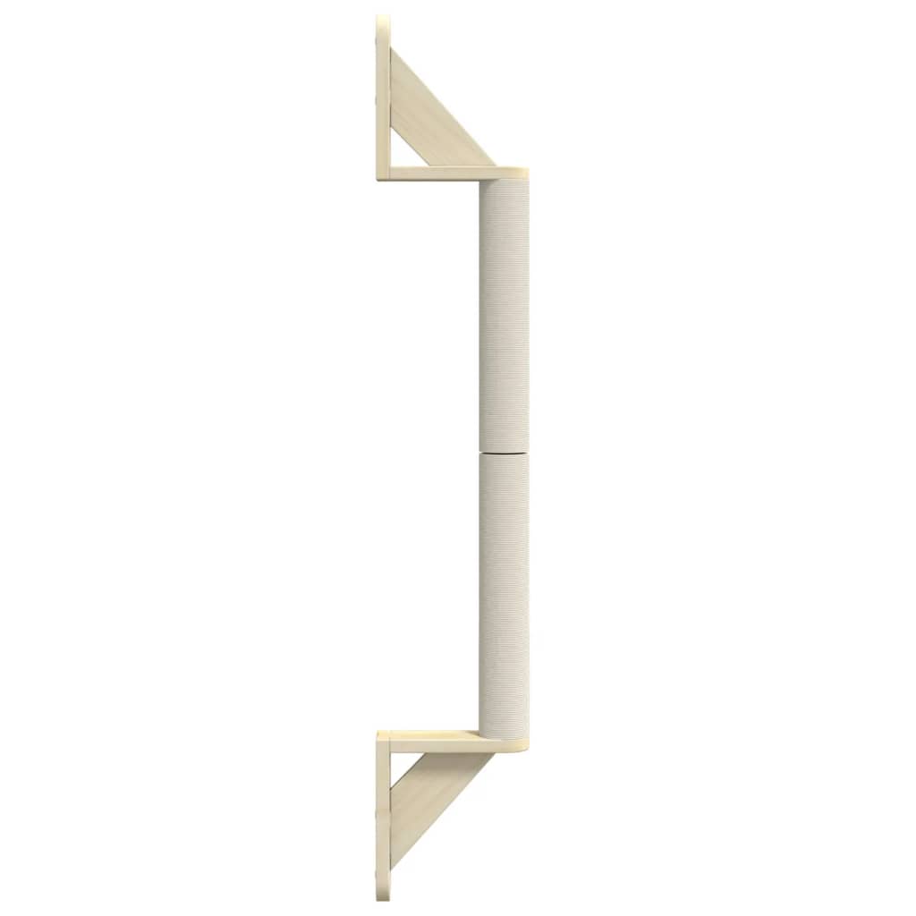 væghængt kradsetræ 109 cm sisal
