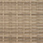 2-personers havesofa med baldakin og skamler polyrattan beige