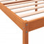seniorseng 75x190 cm massivt fyrretræ gyldenbrun