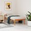 seniorseng 90x190 cm massivt fyrretræ gyldenbrun