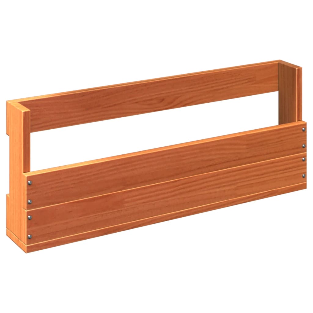 skohylder til væg 2 stk. 59x8,5x23,5 cm massivt fyrretræ