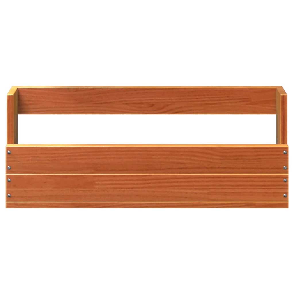 skohylder til væg 2 stk. 59x8,5x23,5 cm massivt fyrretræ