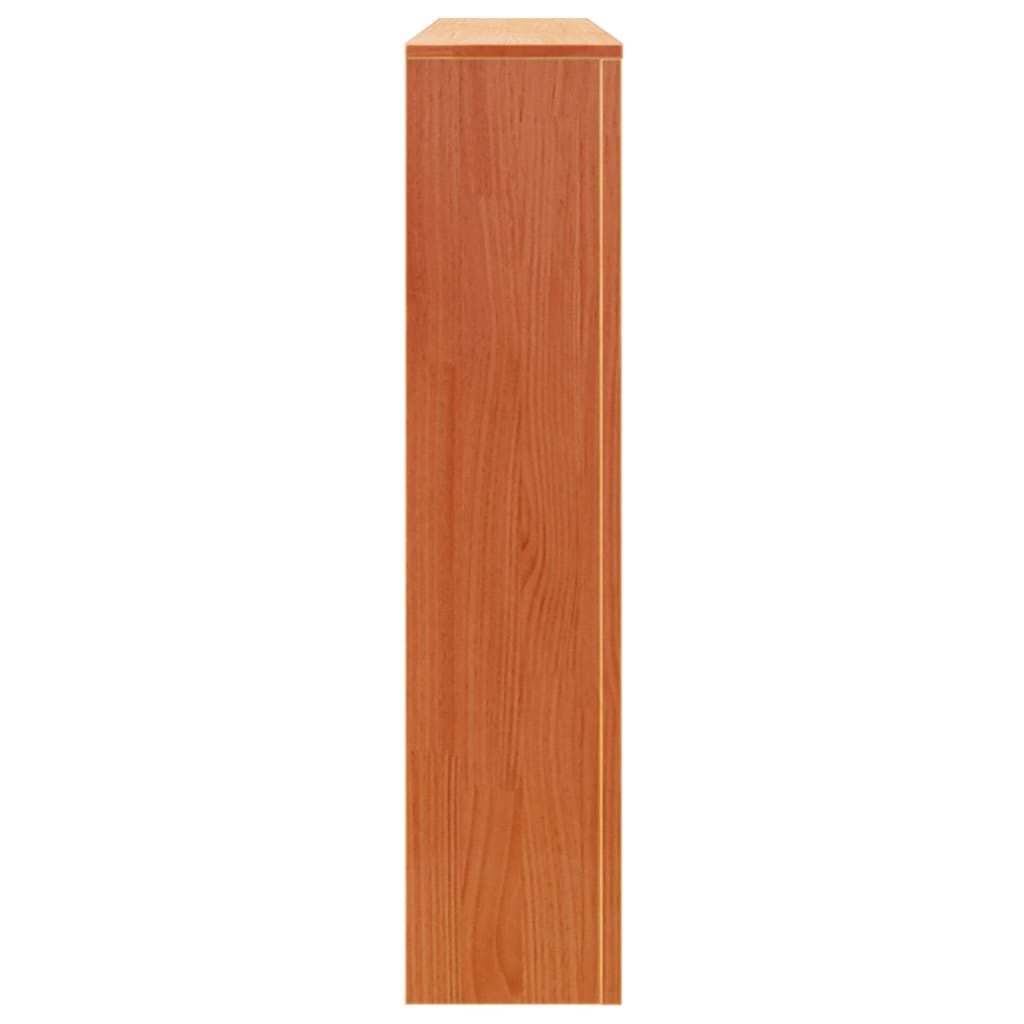 radiatorskjuler 108,5x19x84 cm massivt fyrretræ gyldenbrun