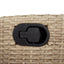 spisebordssæt til haven 3 dele med hynder polyrattan beige