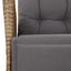 spisebordssæt til haven 7 dele med hynder polyrattan beige