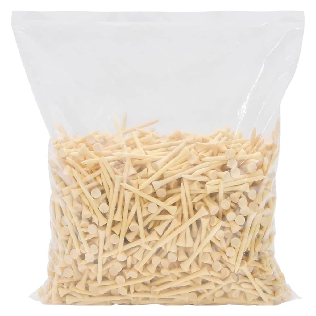 golf-tees 1000 stk. 83 mm bambus
