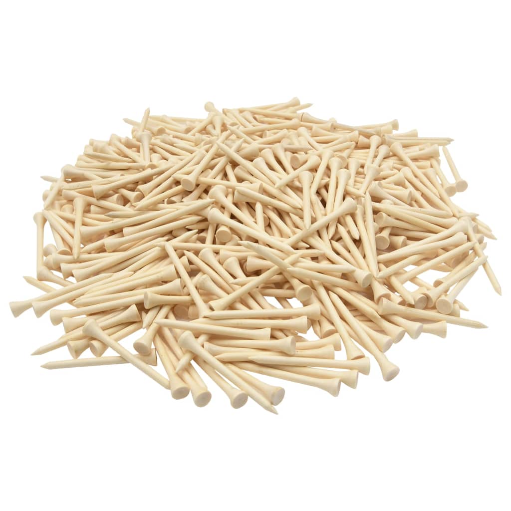 golf-tees 1000 stk. 83 mm bambus