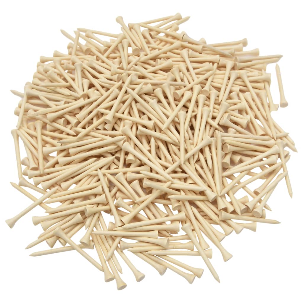 golf-tees 1000 stk. 83 mm bambus